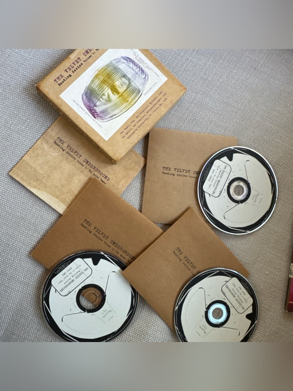 THE VELVET UNDERGROUND Bootleg Series Vol 1: The Quine Tapes 3 CD Set LOU REED